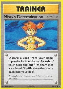 Mistys Entschlossenheit EVO-80 Uncommon Excellent Deutsch Reverse Holo