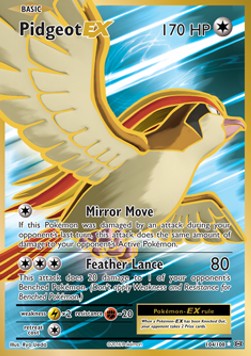 Pidgeot EX EVO-104 Ultra Rare Excellent Englisch