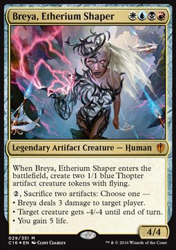 Breya, Etherium Shaper C16-29 Mythic Good Englisch Foil