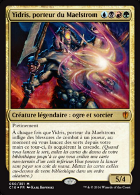 Yidris, Maelstrom Wielder C16-50 Mythic Light Played Französisch Foil