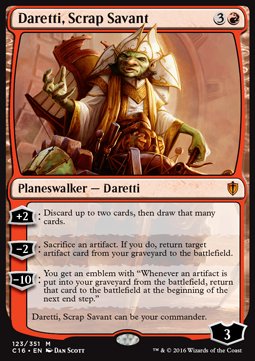 Daretti, Scrap Savant C16-123 Mythic Excellent Englisch