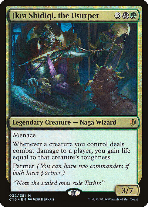 Ikra Shidiqi, the Usurper C16-32 Mythic Good Englisch Foil