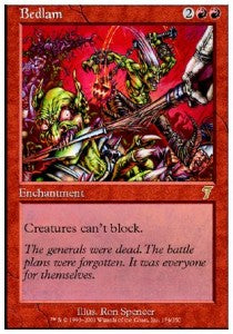 Bedlam 7ED-174 Rare Excellent Englisch