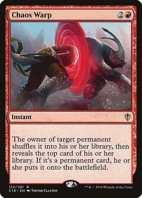 Chaos Warp C16-122 Rare Excellent Englisch