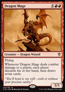 Drachenmagier C16-124 Rare Excellent Englisch