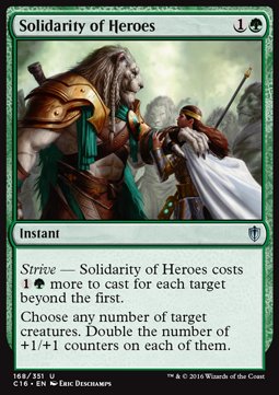 Solidarity of Heroes C16-168 Uncommon Excellent Englisch