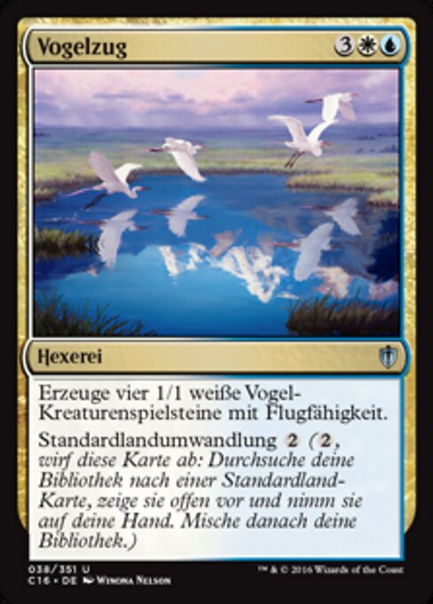 Vogelzug C16-38 Uncommon Excellent Deutsch