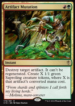 Artifact Mutation C16-179 Rare Excellent Englisch
