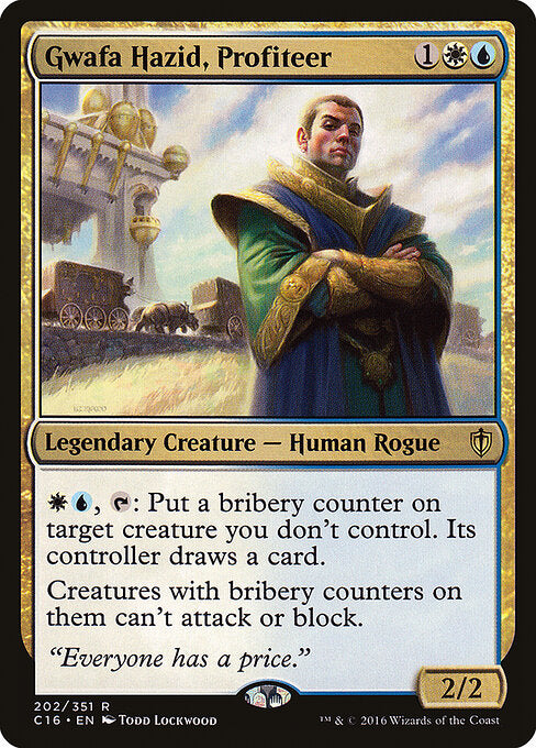 Gwafa Hazid, Profiteer C16-202 Rare Excellent Englisch
