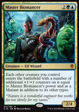 Meister-Biomagier C16-210 Mythic Excellent Deutsch