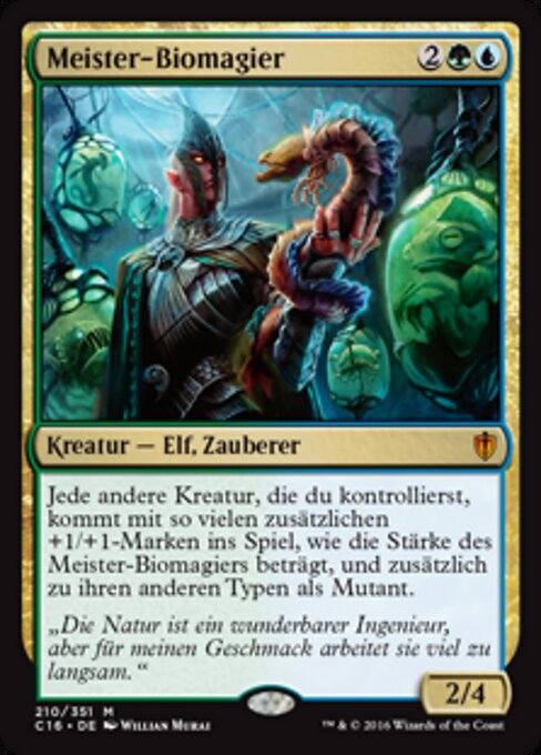 Meister-Biomagier C16-210 Mythic Excellent Deutsch