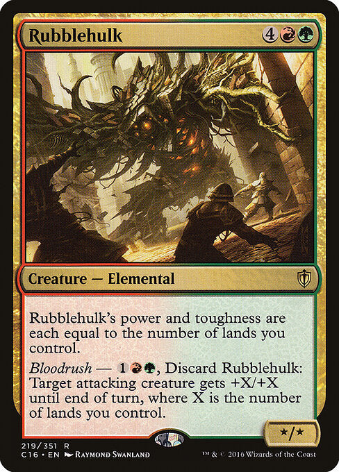 Rubblehulk C16-219 Rare Near Mint Englisch