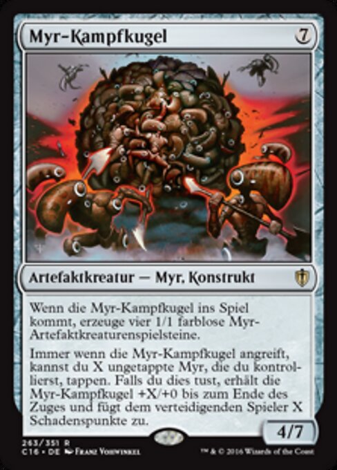 Myr-Kampfkugel C16-263 Rare Excellent Deutsch
