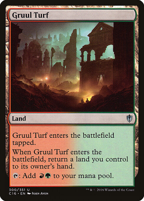 Gruul Turf C16-300 Uncommon Excellent Englisch