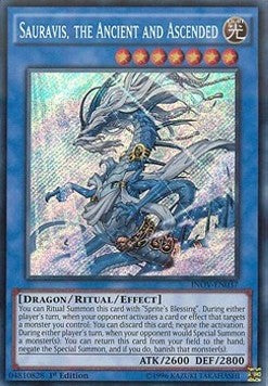 Sauravis, der Alte und Aufgestiegene INOV-DE037 Secret Rare Light Played Deutsch 1. Auflage