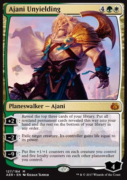 Ajani der Unnachgiebige AER-127 Mythic Near Mint Englisch