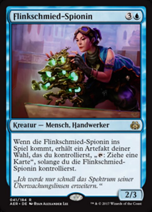 Flinkschmied-Spionin AER-41 Rare Excellent Deutsch