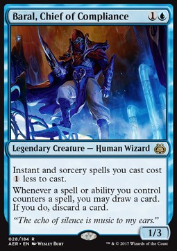 Baral, Oberster Regelüberwacher AER-28 Rare Light Played Deutsch