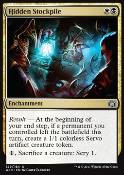 Hidden Stockpile AER-129 Uncommon Excellent Englisch Foil