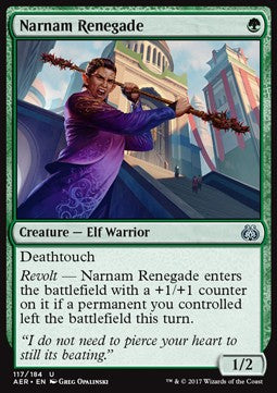 Narnam-Renegat AER-117 Uncommon Excellent Deutsch Foil