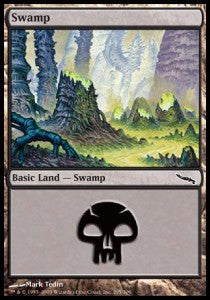 Sumpf (V.1) MRD-295 Land Played Deutsch Foil