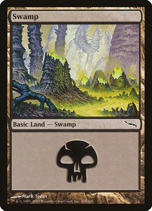 Sumpf (V.1) MRD-295 Land Played Deutsch Foil