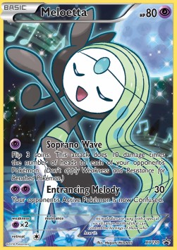 Meloetta XYPR-120 Promo Light Played Deutsch