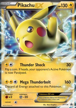 Pikachu EX XYPR-174 Promo Excellent Englisch