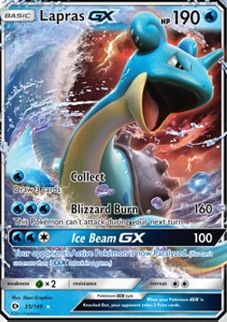 Lapras GX SUM-35 Ultra Rare Excellent Deutsch