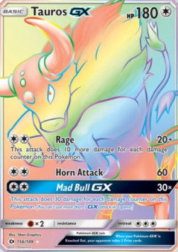 Tauros GX SUM-156 Secret Rare Excellent Deutsch