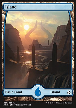 Insel (V.1) AKH-251 Land Excellent Deutsch Foil