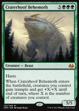 Craterhoof Behemoth MM3-122 Mythic Good Japanisch