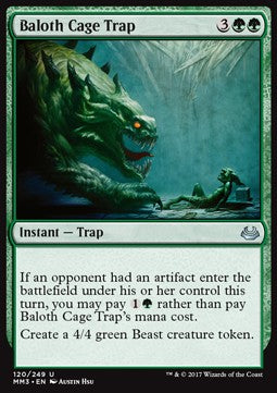 Balothkäfig-Falle MM3-120 Uncommon Excellent Englisch Foil