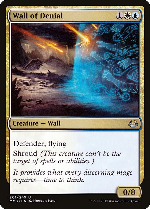 Mauer des Verweigerns MM3-201 Uncommon Excellent Englisch Foil