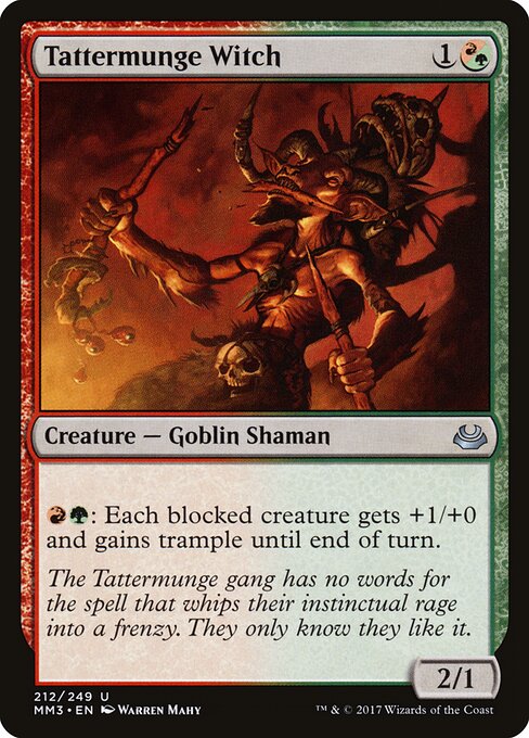 Tattermunge Witch MM3-212 Uncommon Poor Englisch