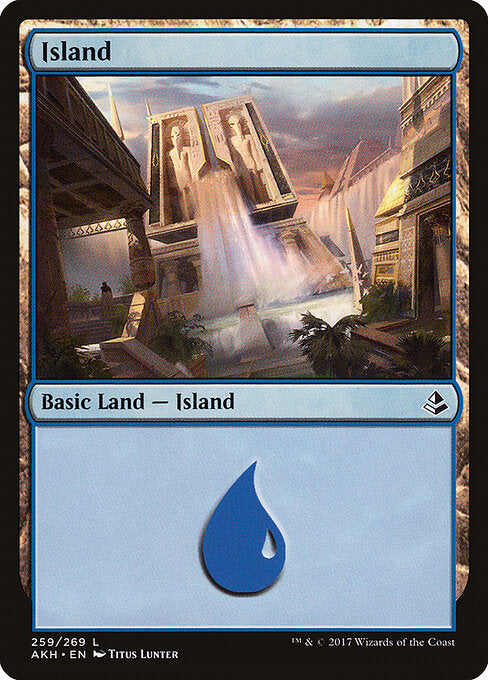Island (V.3) AKH-259 Land Excellent Englisch