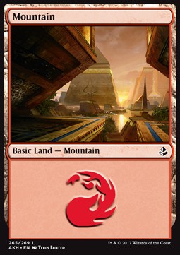 Gebirge (V.3) AKH-265 Land Near Mint Deutsch Foil