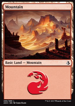Gebirge (V.4) AKH-266 Land Near Mint Deutsch Foil