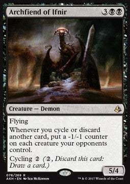 Archfiend of Ifnir AKH-78 Rare Excellent Englisch
