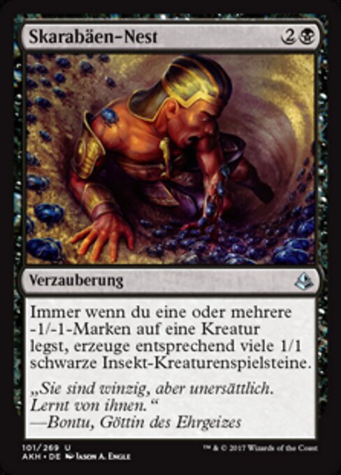 Skarabäen-Nest AKH-101 Uncommon Excellent Deutsch