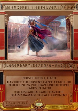 Hazoret die Inbrünstige AKHI-27 Masterpiece Near Mint Englisch Foil