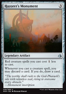 Hazoret's Monument AKH-229 Uncommon Excellent Englisch