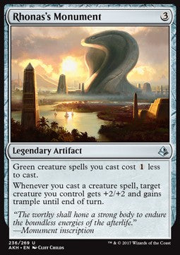 Rhonas's Monument AKH-236 Uncommon Excellent Englisch