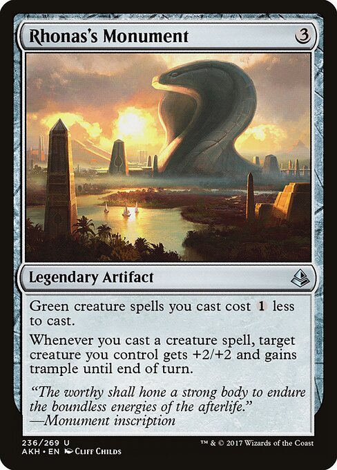 Rhonas's Monument AKH-236 Uncommon Excellent Englisch