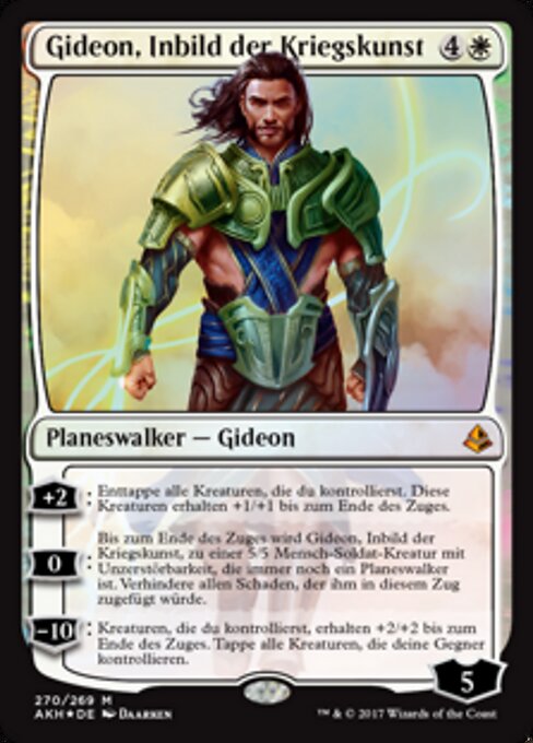 Gideon, Inbild der Kriegskunst AKH-270 Mythic Poor Deutsch Foil