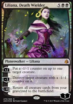 Liliana, Death Wielder AKH-275 Mythic Excellent Englisch Foil