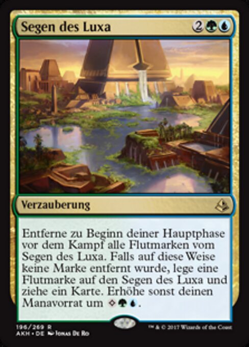Segen des Luxa AKH-196 Rare Light Played Deutsch