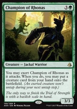 Champion of Rhonas AKH-159 Rare Excellent Englisch