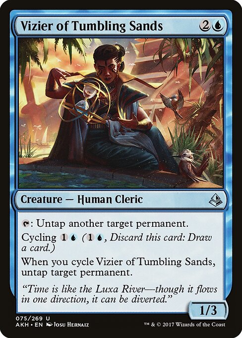Vizier of Tumbling Sands AKH-75 Uncommon Excellent Englisch