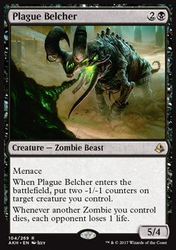 Plague Belcher AKH-104 Rare Excellent Englisch